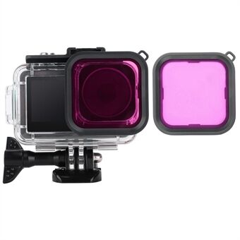 OA3-FS520 kameralinse dykkerfilter til DJI OSMO Action 3 kamera i hærdet glasfilter til undervandsfotografering