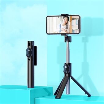 P20 håndholdt udtrækkeligt Bluetooth Selfie Stick-stativ til iPhone Samsung Huawei Etc.