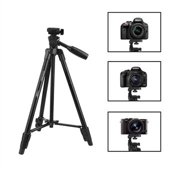 Head 520 bærbart stativ + dæmpningshoved og bæretaske til Canon Nikon DSLR-kamera