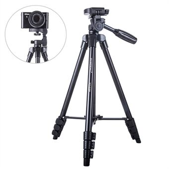 YUNTENG 521 bærbart professionelt kamerastativ til digitalt DSLR-spejlreflekskamera