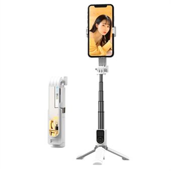 P09-mini aluminiumslegering forlænges Bluetooth Monopod Selfie Stick Stand med lukkerfjernbetjening