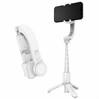 L08 Mini Selfie Stick Gimbal Stabilizer til smartphone Foldeligt stativ med Bluetooth-kompatibel fjernbetjening til iPhone Android