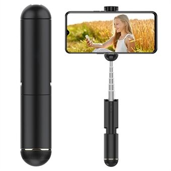 DISPHO WS-19001 Udtrækkelig Bluetooth Selfie Stick Bærbar, forlængelig Selfie Stick med 180-graders roterende telefonholder til indendørs Outdoor skydning