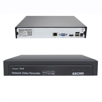 ESCAM K716 HD 5MP 16CH Smart NVR Netværksvideooptager