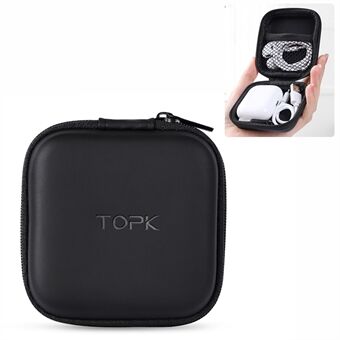 TOPK EVA rejsetaske opbevaringstaske til trådløse Bluetooth hovedtelefoner