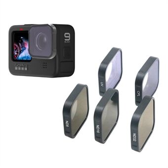 Optisk glas ND16 linsefilter linsebeskytter filter neutral densitet linse til GoPro Hero 9 Black