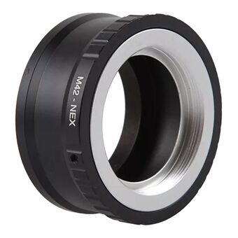 M42-NEX metal kamera linse adapter Ring erstatning for M42 linse til for Sony NEX-5 / NEX-F3 kameraer