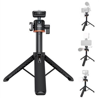VRIG TP-06 aftagelig stativholder Mobiltelefon SLR-kamerastativ til Outdoor livestreaming Stand Stand 360-graders roterende