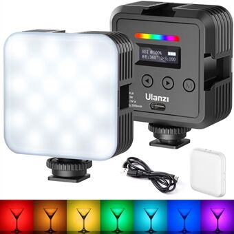 ULANZI VL61 RGB bærbar genopladelig fotografifyldningslys Kamera LED-lampe
