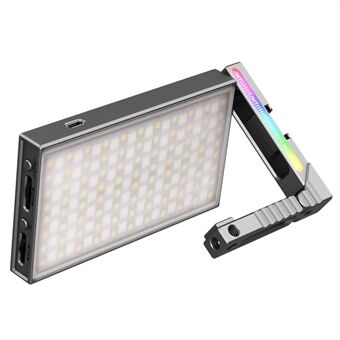VIJIM R70 RGB LED-videolys med justerbar beslagmontering DSLR SLR-kameralys 2700-8500K