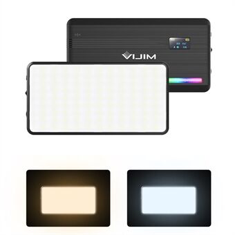 VIJIM VL196 Pocket RGB LED-videolysfotografering Fyldlys 2500K-9000K Dæmpbar til live-udsendelse interview
