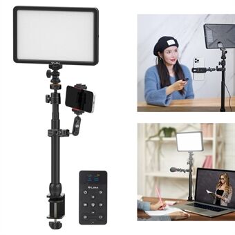ULANZI VIJIM K12 Pro LED-panellys med Stand og fjernbetjening til videokonference Livestreaming Fotografering Lyssæt