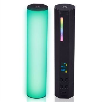 W200 Håndholdt Håndholdt RGB Farverig Magnetisk Fyld Lysstav 2500K-9000K Fotografering Selfie LED-lampe