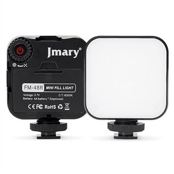JMARY FM48R Bærbart Minikamera Telefon Fyld Lys Dæmpbar Fotografering LED Fyld Lys