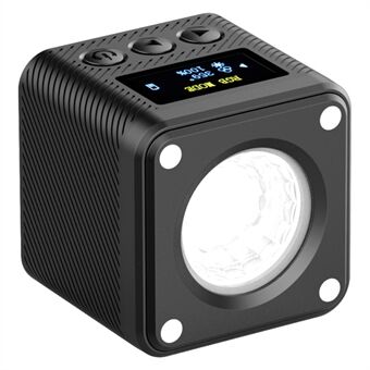 ULANZI 2878 L2 RGB Mini COB videokamera lys Dæmpbar 360 grader fuld farve lys med silikone og honeycomb diffuser