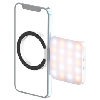 ULANZI LT010 Kompatibel med MagSafe Smartphone Selfie Flip Light 2700-8000K Dæmpbar Mini Video Light til iPhone 14/13/12