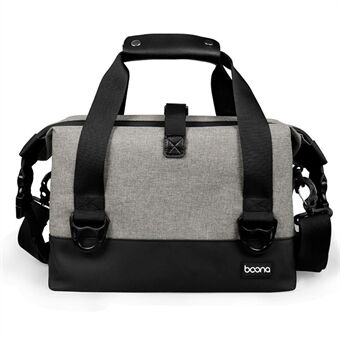 BAONA BN-H014 SLR kamera bæretaske Oxford stof+PU læder kamera linse Tote Crossbody taske