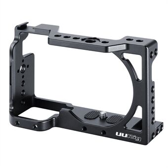UURIG C-6400 Metal Cage Frame Case Kamerafotografering Tilbehør til Sony A6400
