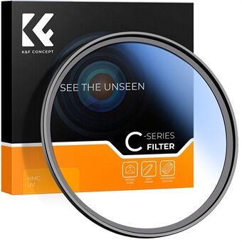 K&F CONCEPT KF01.1429 82 mm MC UV-kameralinsefilter Høj lystransmission Ultratyndt anti-refleks Scratch filter