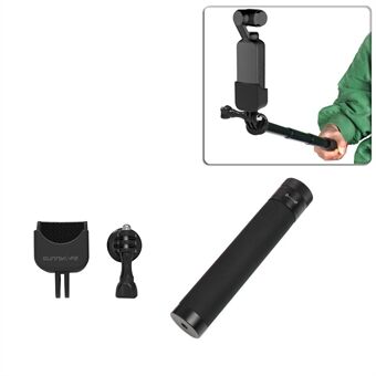 Sportskamera udvidelsesbeslagadapter med håndholdt forlængerstang til DJI Osmo Pocket 2