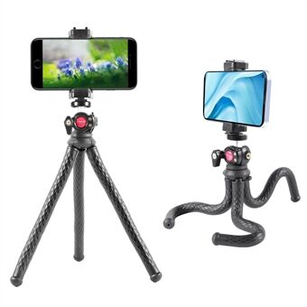 ULANZI U-Select FT-01 Mobiltelefonklip + Octopus stativ med 360 graders kuglehoved til mobiltelefon SLR Head