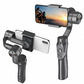 ELEBEST H4 treakset bærbar og palmestørrelse Gimbal Stabilizer Håndholdt Automatisk Balance Selfie Stick til smartphones Vlogging, Live-streaming