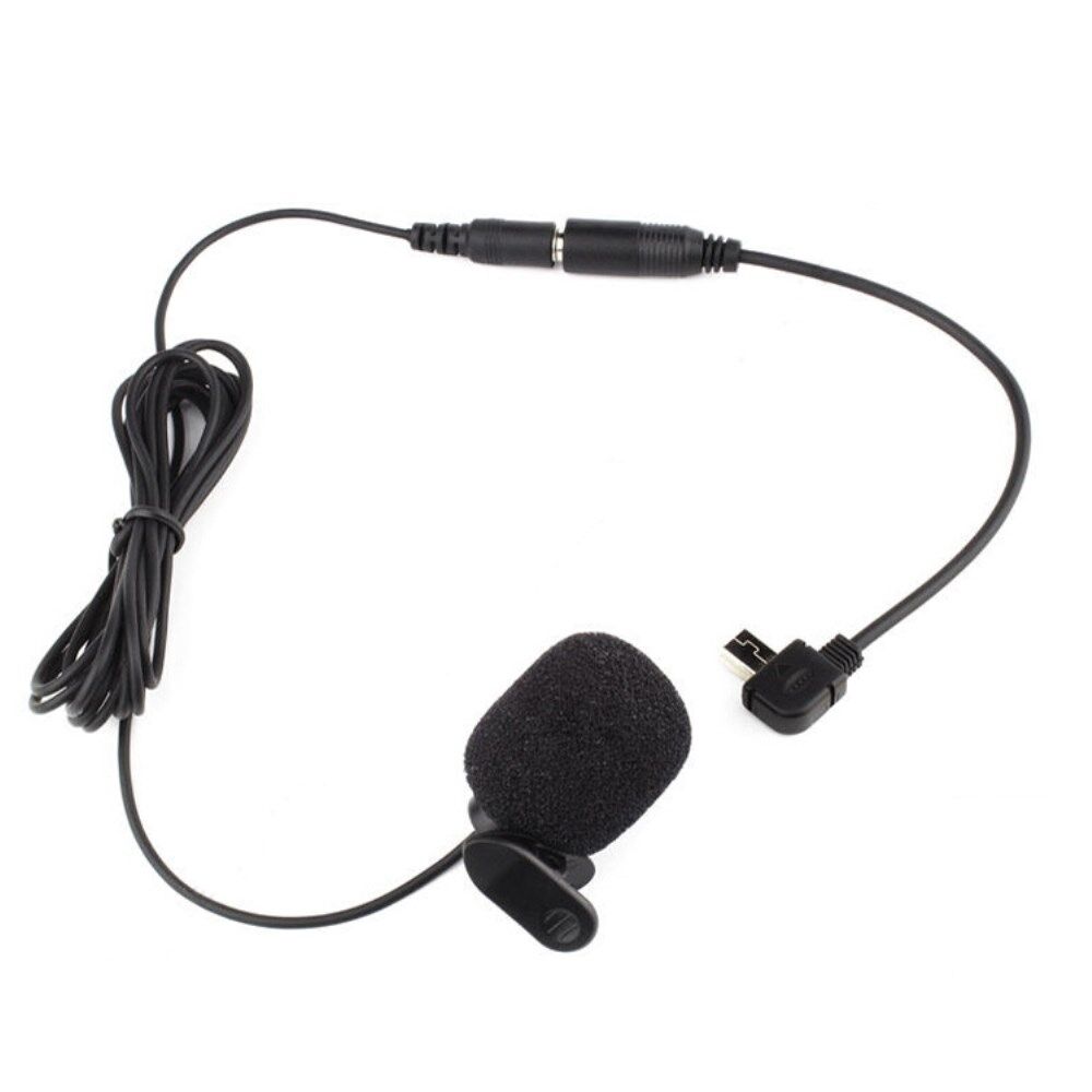 USB-mikrofon med klip + mikrofonadapter Hero