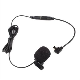 Mini USB-mikrofon med klip + mikrofonadapter til GoPro Hero 4/3+/3