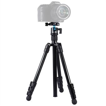 PULUZ PU3009 bærbart kamerastativ i aluminiumslegering med justerbar benhøjde 36~92 cm til Sony, Nikon, Canon DSLR-kameraer