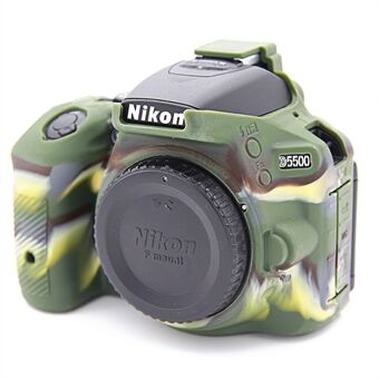 Til Nikon D5500 D5600 kameraer Blødt silikone beskyttende hud cover