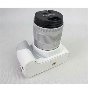 PU-læder, halvbunds kamerabeskyttelsesetui til Canon EOS 200D