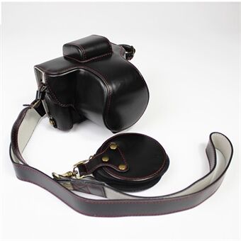 PU læder halvt kamerataske cover til Fujifilm Fuji X-T200