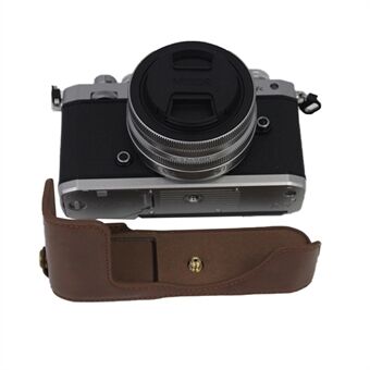 Kamerataske Bundetui PU-læder beskyttende halvkropscover med batteriåbning til Nikon Z FC
