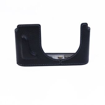 For Leica Q2 Camera Bottom Case Genuine Leather Detachable Protective Half Body Cover Holder