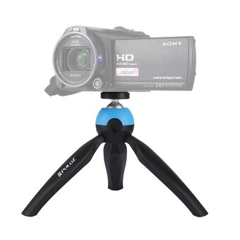 PULUZ PU361 Mini Head med 360 graders kuglehoved til GoPro DSLR-kameraer - blå