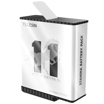 TELESIN GP-HPB-011 1720mAh Stamina-batteripakke til GoPro Hero 9/10/11 Endurence-batteri