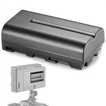 NYERE NP-F550 Til Sony NP-F550 / 570 / 530 kamerabatteri 2600mAh genopladeligt batteripakke erstatningsstrømforsyning