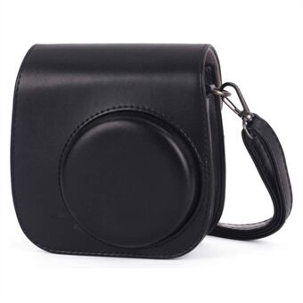 Til Fujifilm Instax Mini 12/11/9/8 bæretaske Stødsikker PU-lædercover Kamera skuldertaske med rem