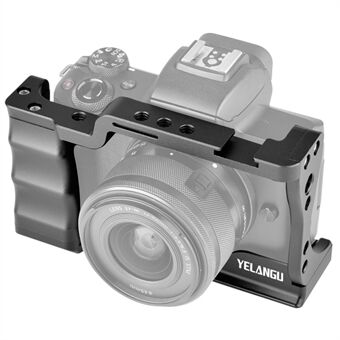 YELANGU C14-A til Canon M50 aluminiumslegering kamera kaninbur ramme uden håndtag kanin bur rig stabilisator