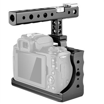 YELANGU C14 til Canon M50 kamera kaninbur ramme med håndtag aluminiumslegering kamera video bur sæt