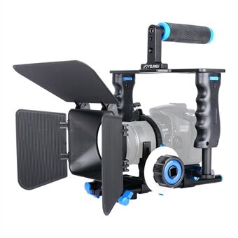 YELANGU C200 Professional Follow Focus Rig DSLR-kamera kaninbursæt
