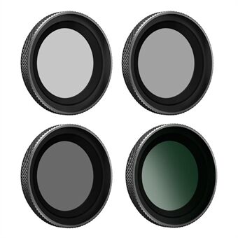 AMAGISN PC+Nylon vandtæt filter til Insta360 GO3 / GO2 Action Kamera Lens beskyttelsesfilter CPL+ND8+ND16+ND32
