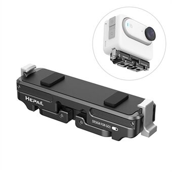 HEPAIL Til Insta360 GO 3 kamera Magnetisk Quick Release Base Aluminiumslegering Tripod Mount Adapter