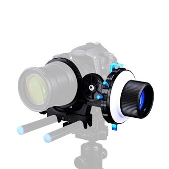 YELANGU F4 Slot Design A/B Stop Følg Focus Rig til Canon Nikon DSLR videokamera med 52mm-86mm objektiver