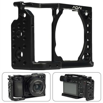 ADAI til Sony A6 SLR kamerabur Aluminiumslegering kold sko 1/4 skruehulsudvidelsesramme