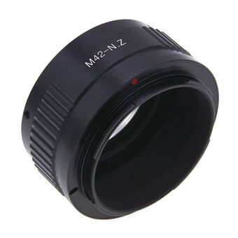 Objektivmonteringsadapter Ring Kompatibel med M42 til Nikon Z6 Z7