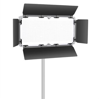 NYERE Metalkonstruktion Ladedør LED Video Lys 4-blads Barndoor til 960 LED Lys Panel