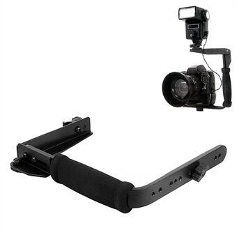 635 U-formet vendbart roterende Flash Håndholdt stabilisatorgreb til kamera videokamera Mini DV