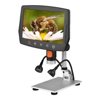 50-1000X 1080P højopløsnings USB digitalt mikroskop med 9 tommer stor gennemsigtig fjernbetjening til planteinsektobservation Industrielt kredsløbsdetektion