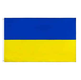 Stort Ukrainsk Flag - Ukraine Nationalflag - 90 x 150- cm